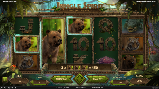 Бонусная игра Jungle Spirit: Call Of The Wild 8