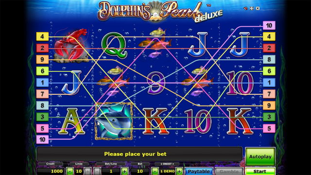 Характеристики слота Dolphin's Pearl Deluxe 6